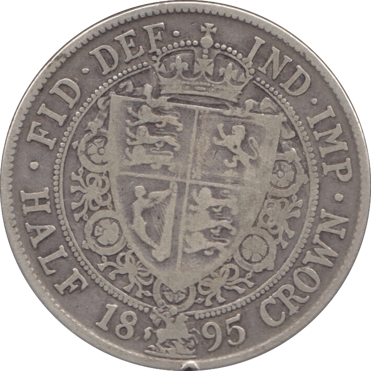 1895 HALFCROWN ( FINE ) - HALFCROWN - Cambridgeshire Coins
