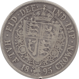 1895 HALFCROWN ( FINE ) - HALFCROWN - Cambridgeshire Coins