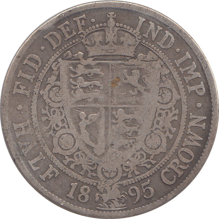 1895 HALFCROWN ( FINE ) - HALFCROWN - Cambridgeshire Coins