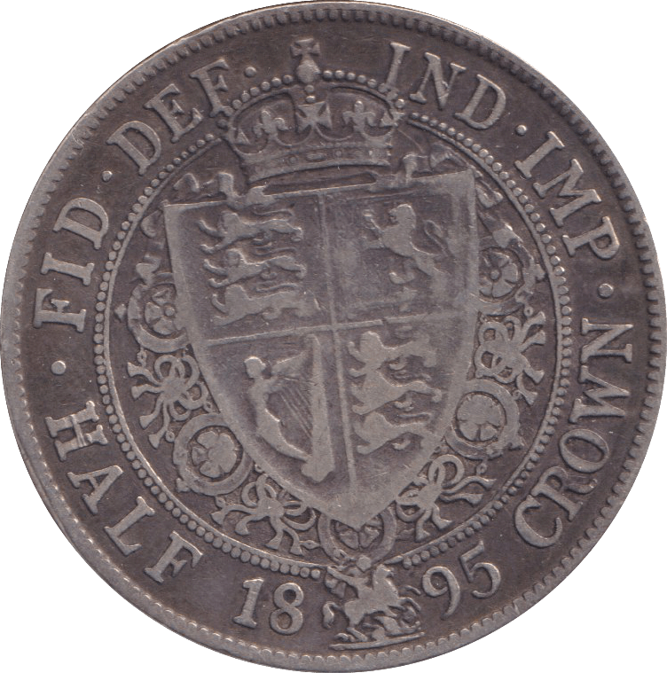 1895 HALFCROWN ( FINE ) - HALFCROWN - Cambridgeshire Coins