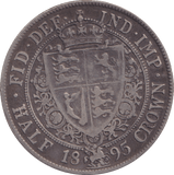1895 HALFCROWN ( FINE ) - HALFCROWN - Cambridgeshire Coins