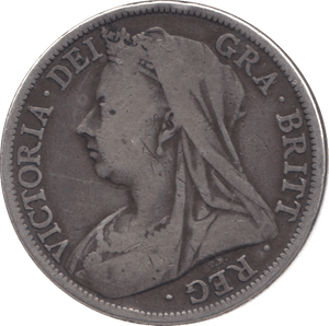 1895 HALFCROWN ( FINE ) - Halfcrown - Cambridgeshire Coins