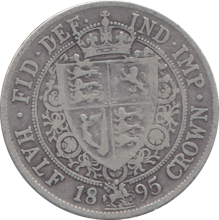 1895 HALFCROWN ( FINE ) - HALFCROWN - Cambridgeshire Coins