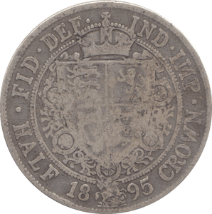 1895 HALFCROWN ( FINE ) - HALFCROWN - Cambridgeshire Coins