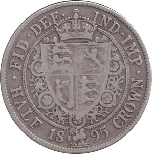 1895 HALFCROWN ( FINE ) - HALFCROWN - Cambridgeshire Coins