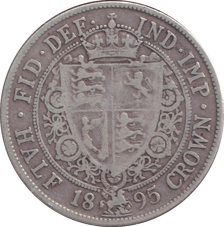 1895 HALFCROWN ( FINE ) - HALFCROWN - Cambridgeshire Coins