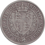 1895 HALFCROWN ( FINE ) - HALFCROWN - Cambridgeshire Coins
