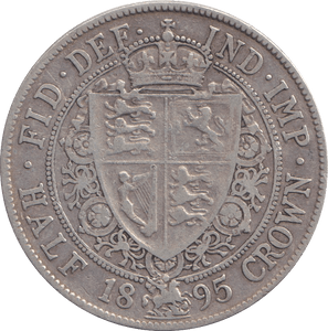 1895 HALFCROWN ( FINE ) - HALFCROWN - Cambridgeshire Coins