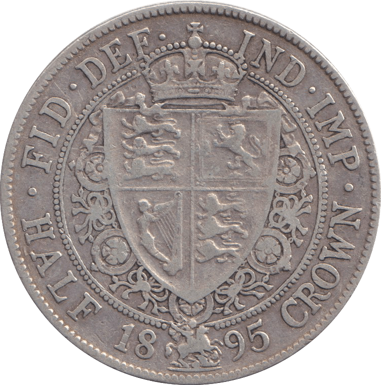 1895 HALFCROWN ( FINE ) - HALFCROWN - Cambridgeshire Coins