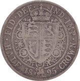 1895 HALFCROWN ( FINE ) - HALFCROWN - Cambridgeshire Coins