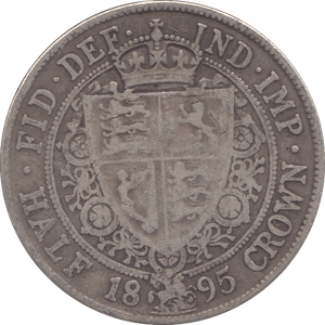 1895 HALFCROWN ( FINE ) - HALFCROWN - Cambridgeshire Coins