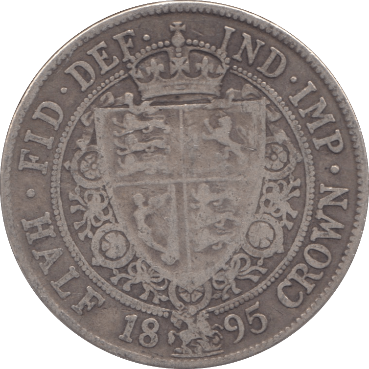 1895 HALFCROWN ( FINE ) - HALFCROWN - Cambridgeshire Coins