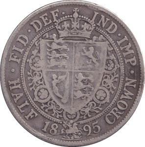 1895 HALFCROWN ( FINE ) - HALFCROWN - Cambridgeshire Coins