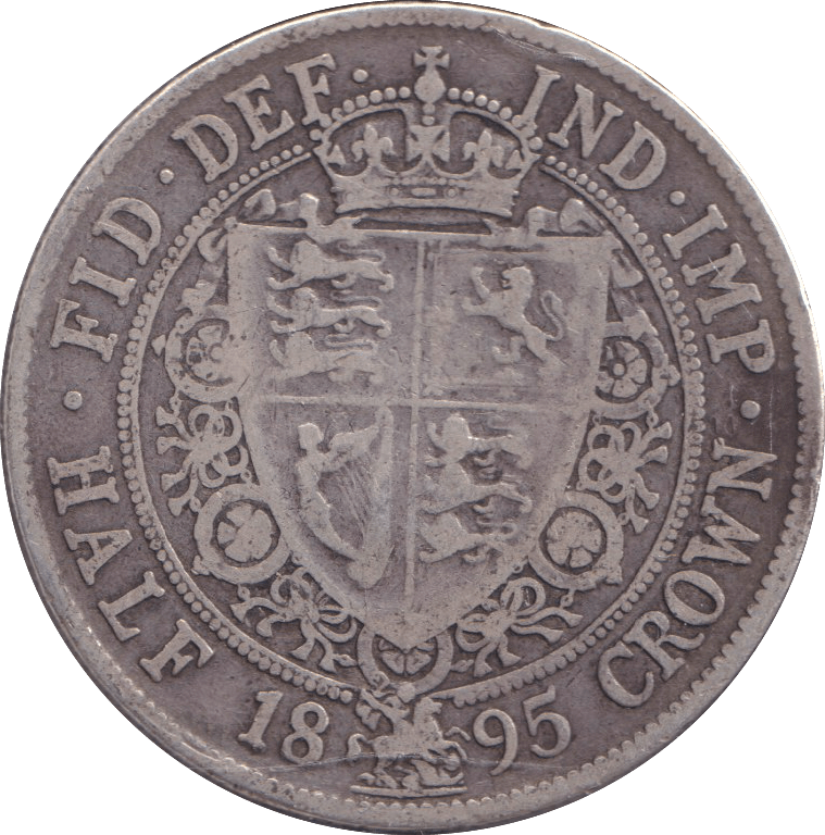 1895 HALFCROWN ( FINE ) - HALFCROWN - Cambridgeshire Coins