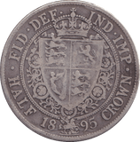 1895 HALFCROWN ( FINE ) - HALFCROWN - Cambridgeshire Coins