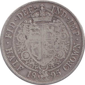 1895 HALFCROWN ( FINE ) - WORLD COINS - Cambridgeshire Coins