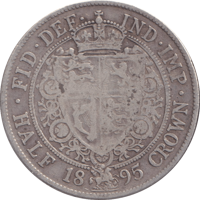 1895 HALFCROWN ( FINE ) - WORLD COINS - Cambridgeshire Coins
