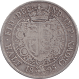 1895 HALFCROWN ( FINE ) - WORLD COINS - Cambridgeshire Coins