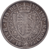 1895 HALFCROWN ( GF ) - HALFCROWN - Cambridgeshire Coins