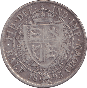 1895 HALFCROWN ( GF ) - HALFCROWN - Cambridgeshire Coins