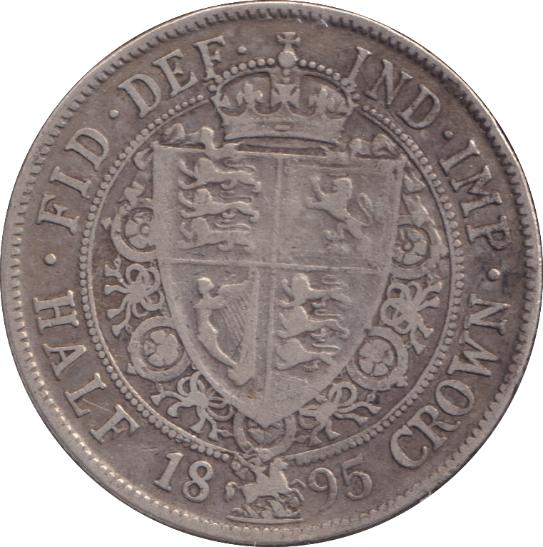 1895 HALFCROWN ( GF ) - WORLD COINS - Cambridgeshire Coins