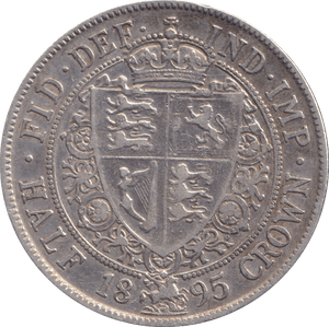 1895 HALFCROWN ( GVF ) - HALFCROWN - Cambridgeshire Coins