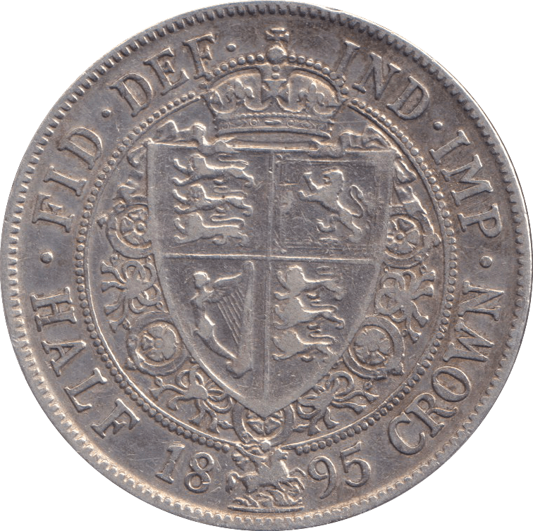 1895 HALFCROWN ( GVF ) - HALFCROWN - Cambridgeshire Coins