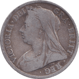 1895 HALFCROWN ( NF ) - HALFCROWN - Cambridgeshire Coins