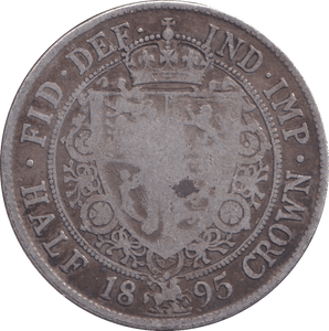 1895 HALFCROWN ( NF ) - HALFCROWN - Cambridgeshire Coins
