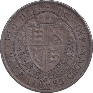 1895 HALFCROWN ( VF ) - HALFCROWN - Cambridgeshire Coins