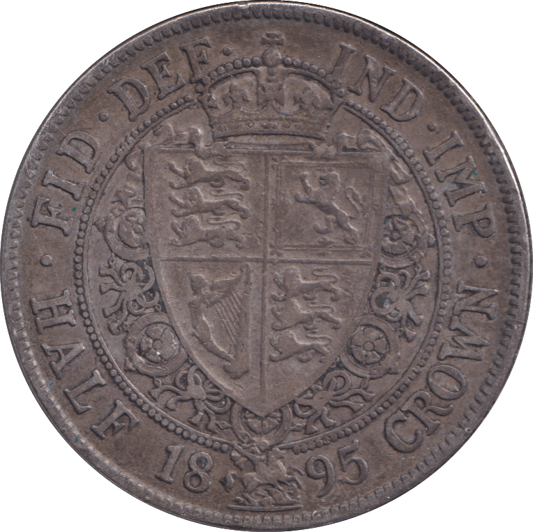 1895 HALFCROWN ( VF ) - HALFCROWN - Cambridgeshire Coins