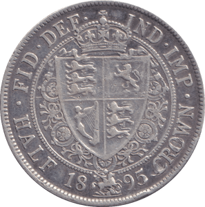 1895 HALFCROWN ( VF ) - HALFCROWN - Cambridgeshire Coins