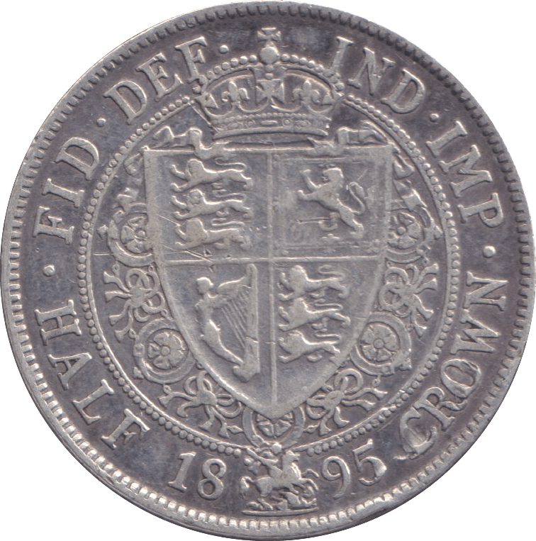 1895 HALFCROWN ( VF ) - HALFCROWN - Cambridgeshire Coins