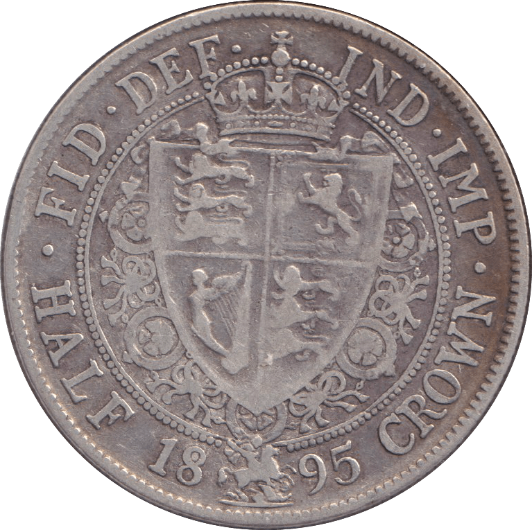 1895 HALFCROWN ( VF ) - WORLD COINS - Cambridgeshire Coins