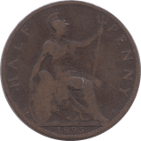 1895 HALFPENNY ( FINE ) - HALFPENNY - Cambridgeshire Coins