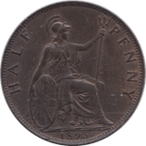 1895 HALFPENNY ( UNC ) - Halfpenny - Cambridgeshire Coins