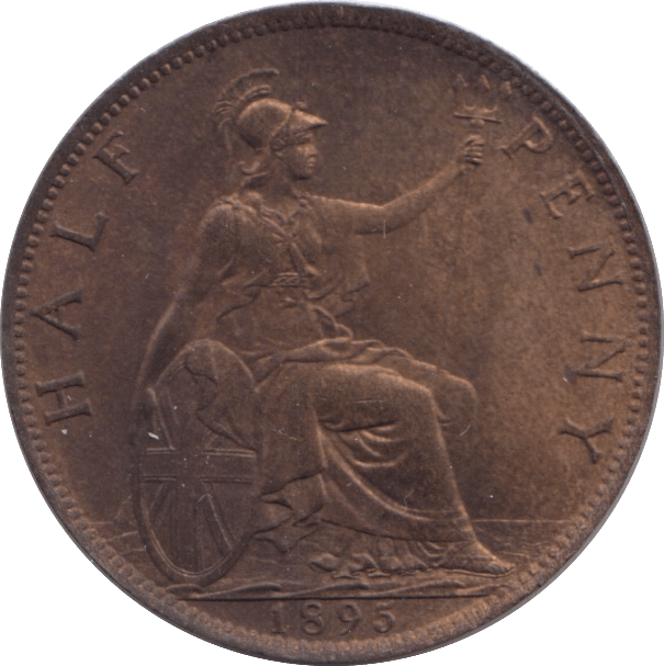 1895 HALFPENNY ( UNC ) - Halfpenny - Cambridgeshire Coins
