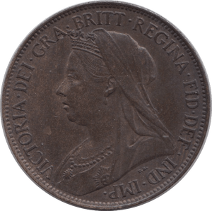 1895 HALFPENNY ( UNC ) - Halfpenny - Cambridgeshire Coins