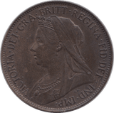 1895 HALFPENNY ( UNC ) - Halfpenny - Cambridgeshire Coins