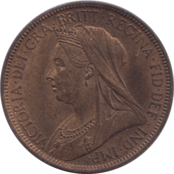 1895 HALFPENNY ( UNC ) - Halfpenny - Cambridgeshire Coins