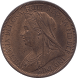 1895 HALFPENNY ( UNC ) - Halfpenny - Cambridgeshire Coins