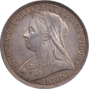 1895 LIX CROWN ( AUNC ) - CROWN - Cambridgeshire Coins