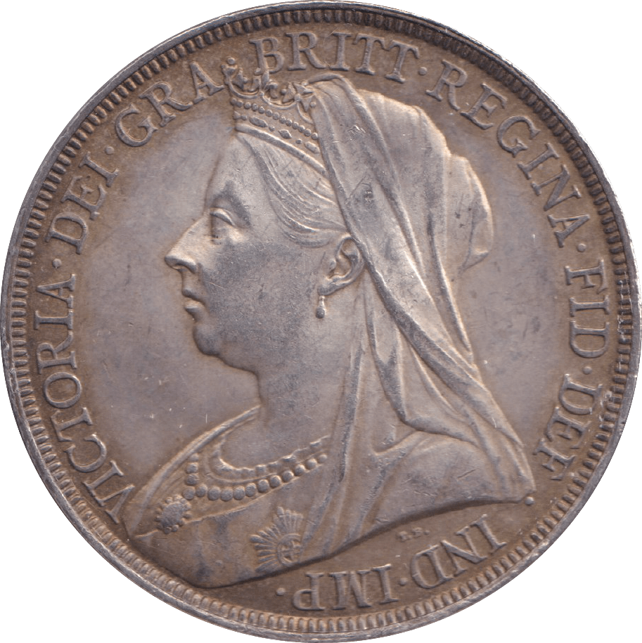 1895 LIX CROWN ( AUNC ) - CROWN - Cambridgeshire Coins