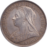 1895 LIX CROWN ( AUNC ) - CROWN - Cambridgeshire Coins