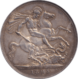 1895 LIX CROWN ( AUNC ) - CROWN - Cambridgeshire Coins