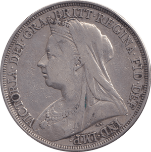 1895 LVIII CROWN ( GVF ) - CROWN - Cambridgeshire Coins