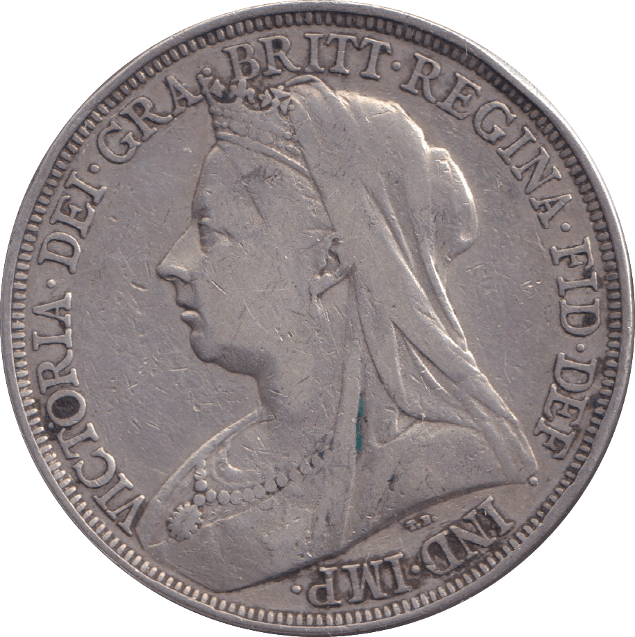1895 LVIII CROWN ( GVF ) - CROWN - Cambridgeshire Coins