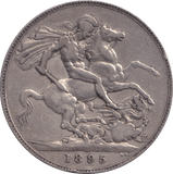 1895 LVIII CROWN ( GVF ) - CROWN - Cambridgeshire Coins