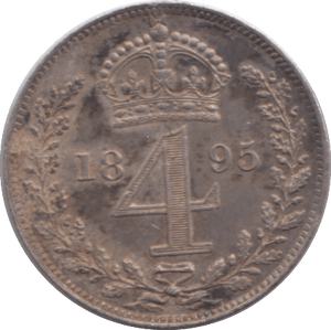 1895 MAUNDY FOURPENCE ( EF ) - Fourpence - Cambridgeshire Coins