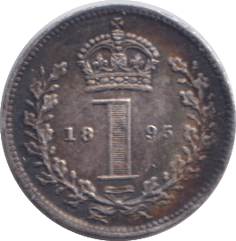 1895 MAUNDY ONE PENNY ( EF ) - MAUNDY ONE PENNY - Cambridgeshire Coins